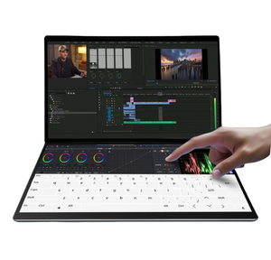 OEM nhà máy 11-inch màn hình cảm ứng kép máy tính xách tay Intel i3 12th CPU 16GB RAM + 512GB/1TB lưu trữ mới Bảng PC Màn hình kép máy tính xách tay - Product Image 2