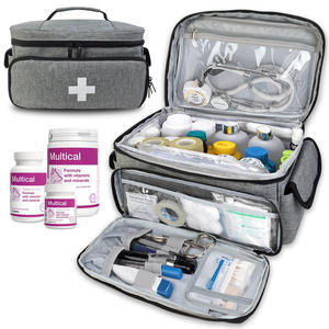 Bolsa de almacenamiento para el hogar, bolsa de viaje de gran capacidad, portátil, para el hogar, almacenamiento familiar, bolsa de Kit <span class=keywords><strong>Medici</strong></span> de emergencia, - Product Image 6