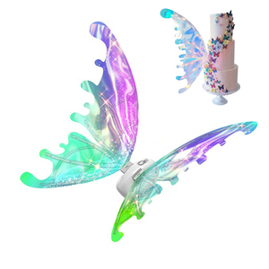 Nuevas <span class=keywords><strong>Alas</strong></span> de Hada Cinéticas con Movimiento <span class=keywords><strong>Alas</strong></span> de Mariposa Eléctricas para Pastel Accesorio para Panadería Suministros para Fiestas de Boda y Cumpleaños - Product Image 3