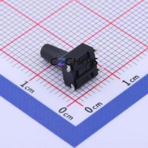 UK-B0228-G11-160 Tactile Switch SMD-4P,6x6mm Switch Single Pole Single Throw Round Button 1.6N Vertical Mount - Product Image 2