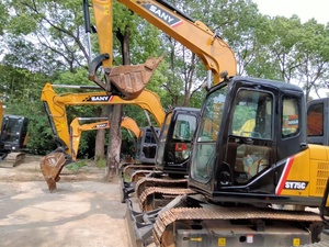 Mini-excavatrice professionnelle sur chenilles Sany SY75C de 7,5 tonnes, marque chinoise Sany, 90 % neuve, prix bas - Product Image 4