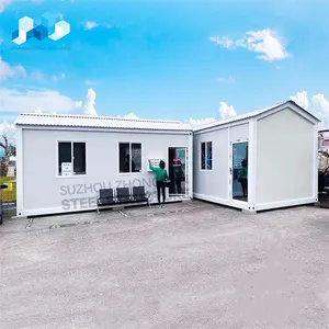 Zhongnan Detachable 20ft bedroom modular moving tiny houses granny pod portable cabin luxury prefabricated home container houses