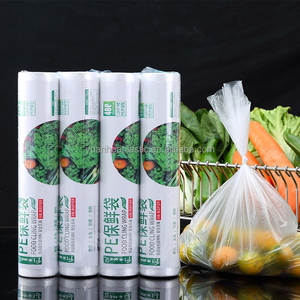 Top Quality <b>Vegetable</b> Fruit Packaging Food <b>Storage</b> Plastic Produce Bag On Roll For Supermarket - Product Image 4
