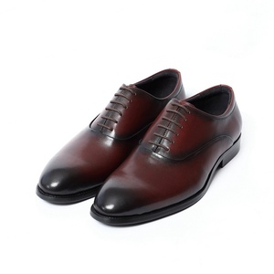 Chaussures Richelieu plates en cuir véritable souples et décontractées pour hommes, idéales pour le bureau et les occasions formelles - Product Image 3