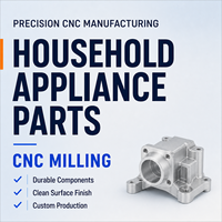 Fabricant de pièces usinées CNC en aluminium sur mesure et de pièces de précision pour boîtiers et supports structurels d'appareils électroménagers