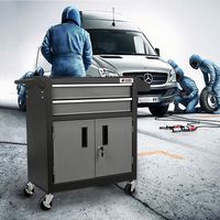 KAFUWELL PK4541T Station de travail professionnelle pour tatouage, outils manuels, matériau en fer, service OEM, chariot multifonctionnel