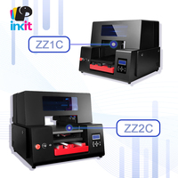 Mesin Printer UV Flatbed A3 dengan Print Head Epson Original Inkit, Mainboard Hosonsoft, Sertifikat EMC LCD CE FCC Rosh