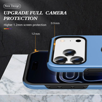 Nouvelle coque de téléphone magnétique hybride tendance avec support anneau pour iPhone 18 Pro, étui antichoc en TPU et PC pour téléphones mobiles 17, 16, 15, 14, 13