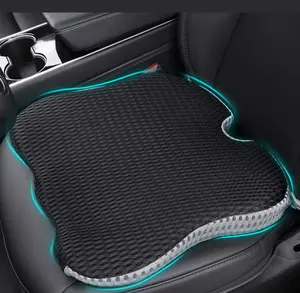 Cojín de asiento de coxis para coche, cojín para aliviar el dolor de ciática y de hueso trasero para personas cortas, conducción, conductor de camión, silla de oficina, silla de ruedas