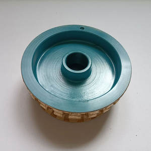 Ruota di profilo a punta sinterizzata diamantata CNC per sbavatura agente legante in granito e marmo - Product Image 5