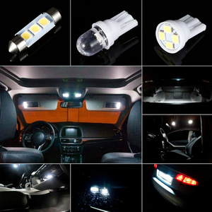 <b>Car</b> LED <b>Interior</b> Lighting Kit 42pcs T10 White 42SMD Reading License Plate Door <b>Lights</b> - Product Image 1