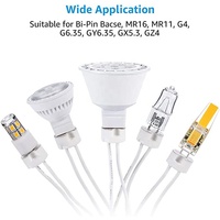 Douille de lampe à visser en céramique certifiée CE VDE ROHS MR16 GU5.3 pour lampes LED halogènes AC 220V Garantie de 2 ans