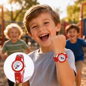 Reloj de Cuarzo con Diseño de Motocicleta de Carreras para Niños, con Dial de Dibujos Animados, Moderno y Genial, Regalo para las Fiestas - Product Image 2