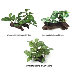 Aquatische Kunstplanten Voor <span class=keywords><strong>Aquarium</strong></span> En <span class=keywords><strong>Aquarium</strong></span> Hars Drijfhout Landschapsarchitectuur Decoraties Voor Woonkamer - Product Image 2