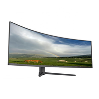 Monitor LED Curvo de 49 Pulgadas y 5K / Pantalla para Juegos / Monitores para PC de Excelente Calidad
