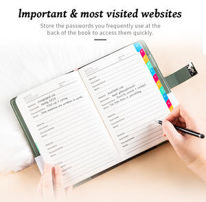 แผ่นโน้ตบุสีขาววัสดุพรีเมียมพร้อมสายรัดใช้เพื่อธุรกิจและความคิดสร้างสรรค์ส่วนบุคคล - Product Image 4