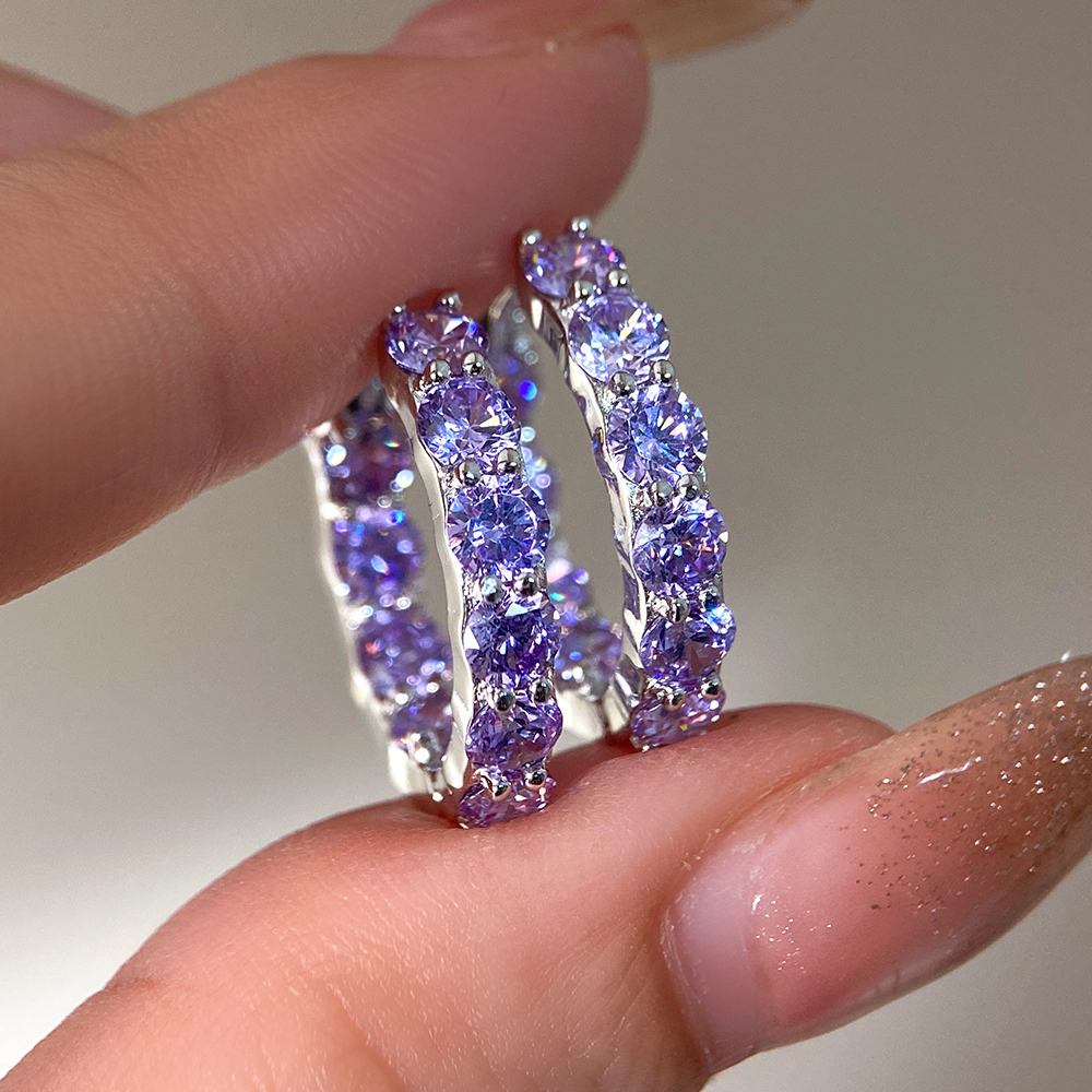 Silver purple as picture