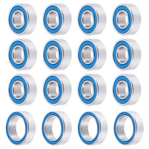 Kit de cojinete sellado de cubo de rueda de Metal azul, 16 Uds., piezas de repuesto para <span class=keywords><strong>Tamiya</strong></span> 1/10 <span class=keywords><strong>RC</strong></span> Car <span class=keywords><strong>Buggy</strong></span> Upgrade, rueda de Metal de repuesto - Product Image 4