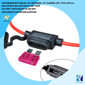 3A blocco fusibile in linea o blocchi fusibili personalizzati fili, cavi e cavi di 1007 tipo cavo 20AWG 20cm di lunghezza - Product Image 3