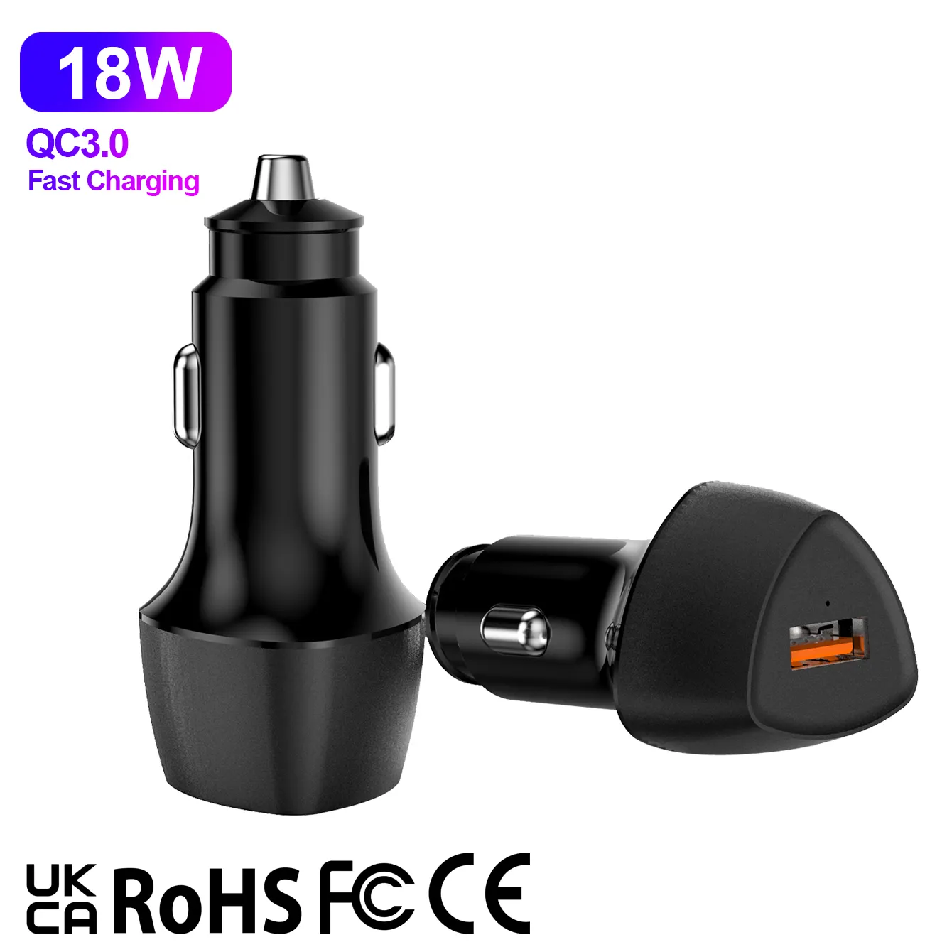 USB Quick Car Charger 15W 3.1A Type C PD Fast Charging Phone Car Adapter For IPhone 13 12 11 Pro Max