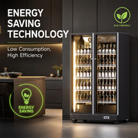 Réfrigérateur Armoire de Conservation des Aliments, Réfrigérateur à Bière Simple, Double ou Triple Porte, Congélateur pour Restaurant et Supermarché
