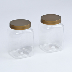 Pot en PET blanc de qualité alimentaire BRC 750 ml à large ouverture avec bouchon à vis en plastique pour <span class=keywords><strong>lait</strong></span> en <span class=keywords><strong>poudre</strong></span>, bouteilles en plastique - Product Image 1