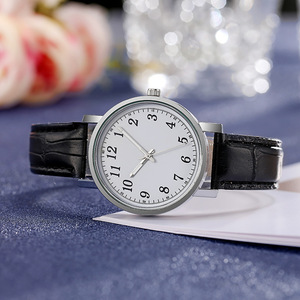 Reloj de Cuarzo Analógico Minimalista para Pareja, Caja de Aleación de Alta Calidad, Correa de Cuero, Pantalla OLED, Calendario Completo, Alarma, Regalo Casual Retro - Product Image 6