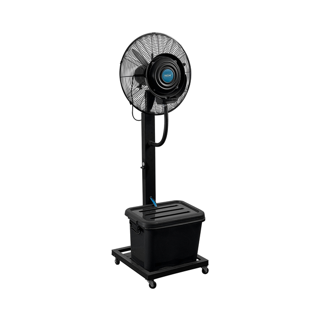 SPX Factory 40L 26 Inch Industrial Air Cooler Fan Water Mist Electric Metal Fan Outdoor Patio Garage Household Floor Wholesale