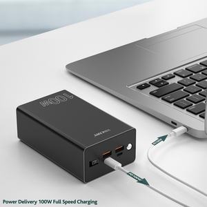 Batteries externes OEM/ODM ultra-minces 20000 mAh à charge rapide PD 100W, chargeur portable pour téléphone et ordinateur portable - Product Image 1