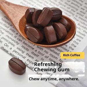 Mint Ice Coffee Candy Snacks Textura dura para bodas <span class=keywords><strong>y</strong></span> hostelería Lote a granel Masticar Caramelos de café de menta - Product Image 2