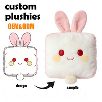 Almohada de Peluche Personalizada con Bordado Computarizado, Peluche para Aliviar la Ansiedad, Juguetes de Peluche Personalizados