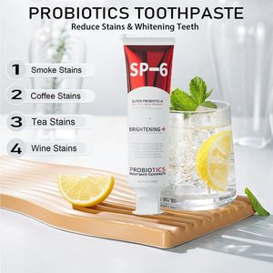 Thảo Dược SP-6 Tăng Cường Probiotic Kem Đánh Răng 4.9Oz Bạc Hà Tươi Hương Vị Fluoride-Miễn Phí Cho Sức Khỏe Kẹo Cao Su Men Làm Trắng Sử Dụng Tại Nhà - Product Image 2