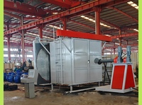 Équipement de moulage par rotation, machine de moulage par rotation à navette multi-bras, machine de rotomoulage à tour rotative, moule à rouleaux à navette