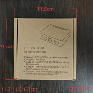 Terminal Optique Fibre Mini ZC-501 XPON ONU 1GE GPON EPON Double Mode pour FTTH, Fourniture d'Usine pour Opérateurs Internet (ISP) - Product Image 5