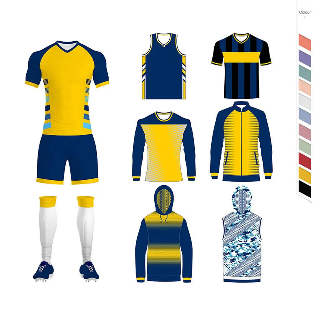Hot Sublimated Großhandel Fußball mannschaft Fußball trikot Hersteller Teamwear leere Fußball trikot