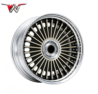 Jantes personnalisées multi-rayons chromées polies, 5*120 5*114.3, pièces de modification automobile pour Mercedes Benz Classe C Classe E