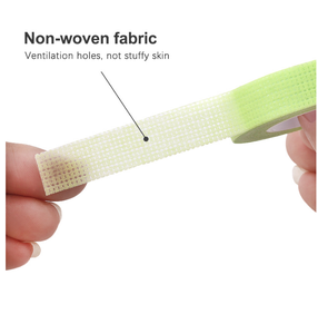 Bande Non tissée pour faux-cils, pièces, 9m, avec trous, respirants, confortable, résistant, tampon pour les yeux, couleur verte, outils pour extensions - Product Image 4