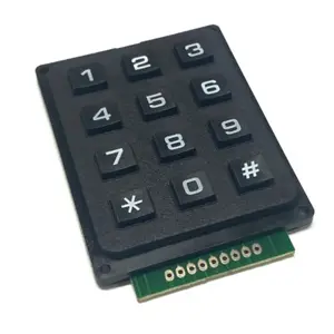 MCU keyboard key matrix 4*3 12 keys 4*4 16 keys