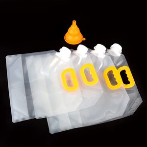 Bán buôn 2025 mới bao bì thực phẩm Túi chất lỏng trong suốt Cắm Trại Đi Bộ Đường Dài chuyến đi uống 1.5L đứng lên <span class=keywords><strong>Spout</strong></span> Túi - Product Image 3