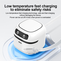Chargeur mural rétractable 65W avec câble, bloc chargeur USB C, chargeur rapide pour iPhone 16/15 Series, Pad, tablette