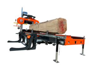 Tự động thủy lực <span class=keywords><strong>log</strong></span> gỗ Máy cưa với động cơ di động ban nhạc máy cưa với Trailer di động - Product Image 5