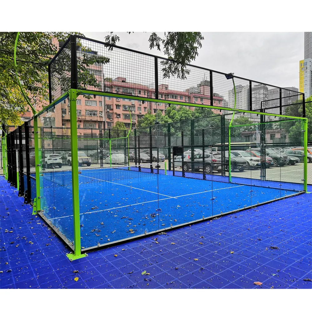 2022 nouveau Design de Paddle Tennis Sports de plein air fabricant de Paddle terrain de Tennis panoramique