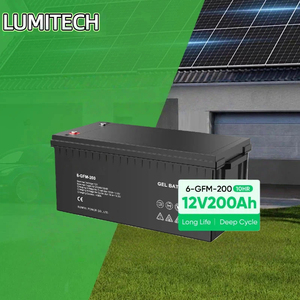 Batteries solaires <span class=keywords><strong>GEL</strong></span> AGM Lumitech <span class=keywords><strong>12V</strong></span> <span class=keywords><strong>200Ah</strong></span> à cycle profond, longue durée de vie, pour stockage d'énergie domestique, avec <span class=keywords><strong>prix</strong></span> OEM d'usine - Product Image 1
