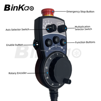 Generador de Pulsos Digital Portátil MPG, Control Manual con Volante, Codificadores Manuales Compatibles con Fanuc/Siemens/Mitsubishi
