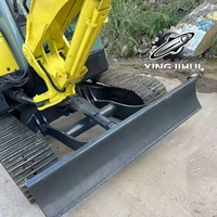 Excavatrice d'occasion Yanmar VIC55 2021, 5,5 tonnes, petite taille, chenilles en caoutchouc, moteur 33400W, capacité de la benne 0,22m, origine Japon, testée