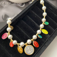 Nouveau design collier de perles de coquille bijoux de mode