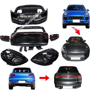 Chất Lượng Cao Cơ Thể Kit Đối Với Macan 95B Nâng Cấp 95B.3 Phía Trước Phía Sau Bumper Thân Cây Bìa LED Đèn Pha Đèn Hậu Thân Cây Nắp - Product Image 2