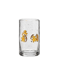 Gelas Minum Highball Samyo Custom Vintage Snowman Bubbles, Gelas Air Ikon Kreatif untuk Minuman