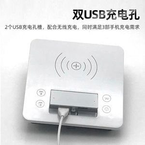Wireless Charging Speaker With <b>Bluetooth</b> Built In Desktop Mobile Phone Wireless Charger <b>For</b> Home Office Use - Product Image 4