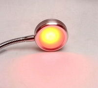 Lampe de lecture LED à col de cygne 12V-24V pour camping-car, port de charge USB, lampe de nuit bicolore pour caravane, bateau